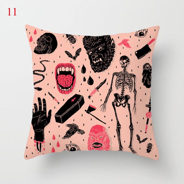Frightening Halloween Cushion Covers