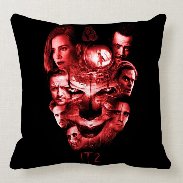 IT Horror Movie Themed Pillow Case