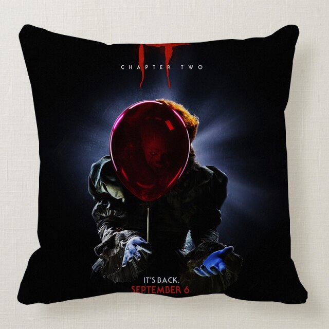 IT Horror Movie Themed Pillow Case