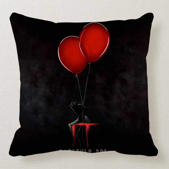 IT Horror Movie Themed Pillow Case