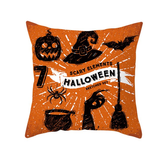 Scary Halloween Pillowcase