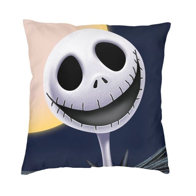 Skull Jack Cushion Cover For Halloween