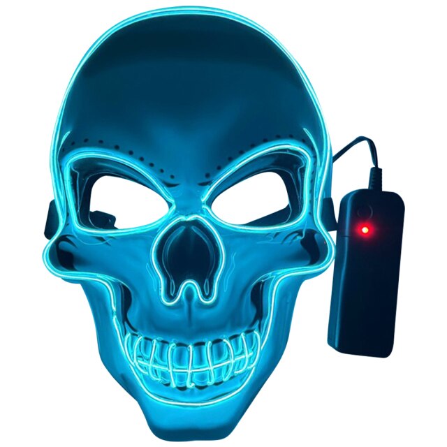 Horror LED Skull Mask For Halloween