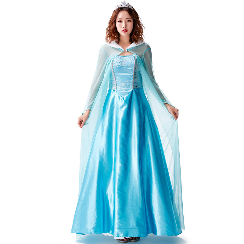 Elsa Queen Fantasia Costume For Halloween