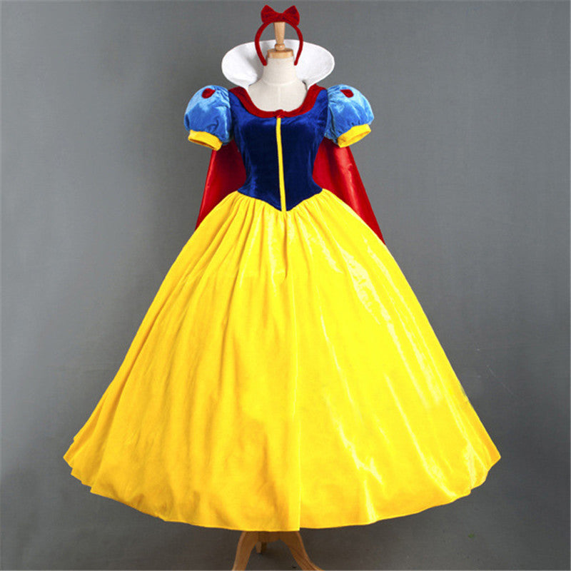 Adult Kids Cosplay Snow White Dress Costumes