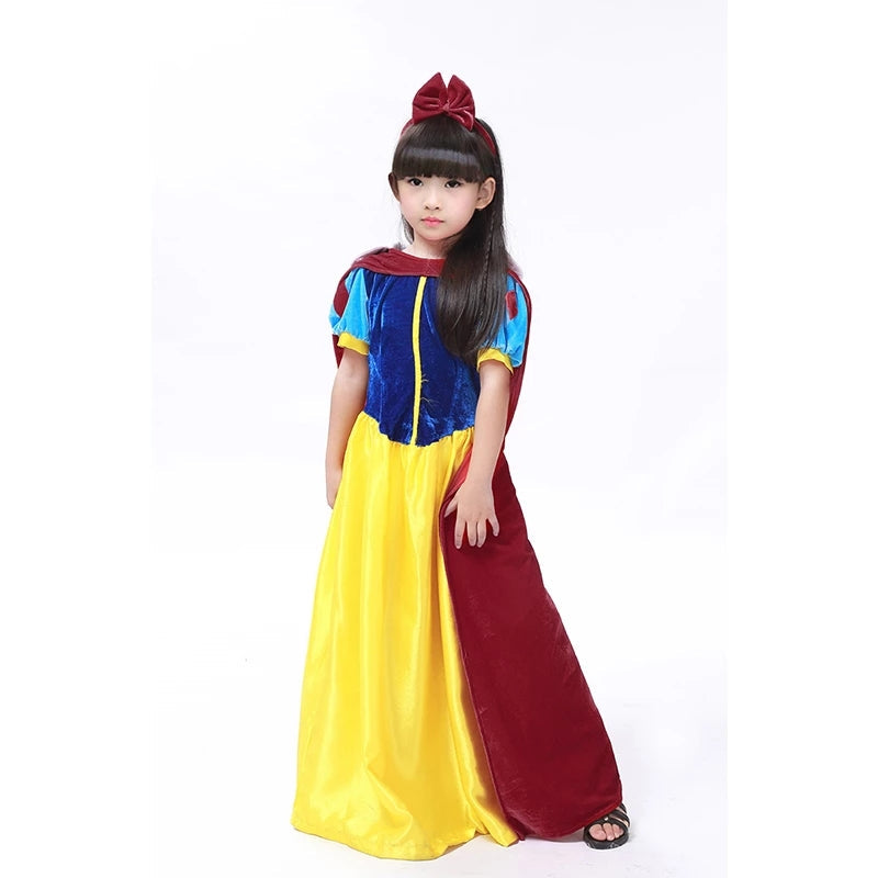 Adult Kids Cosplay Snow White Dress Costumes