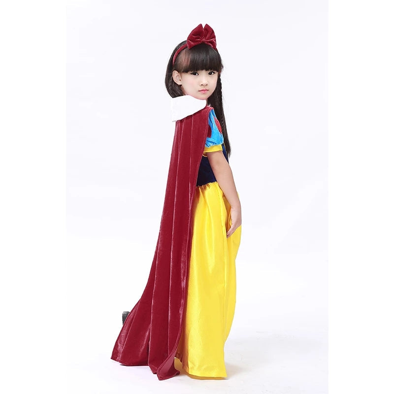 Adult Kids Cosplay Snow White Dress Costumes