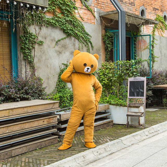 Cute Tiger Mascot Cartoon Doll Cosplay Costume