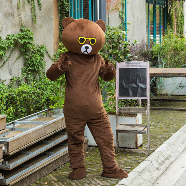 Cute Tiger Mascot Cartoon Doll Cosplay Costume