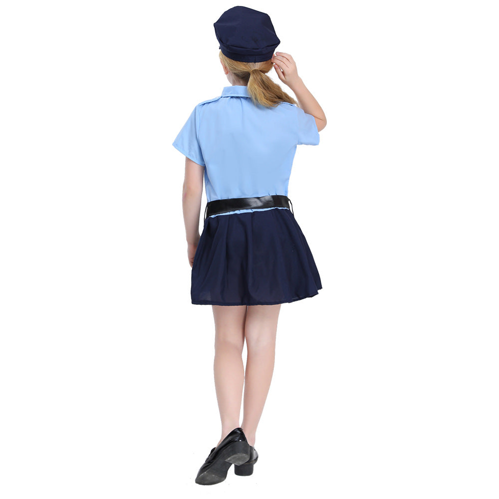 Cute Police Costume For Girls