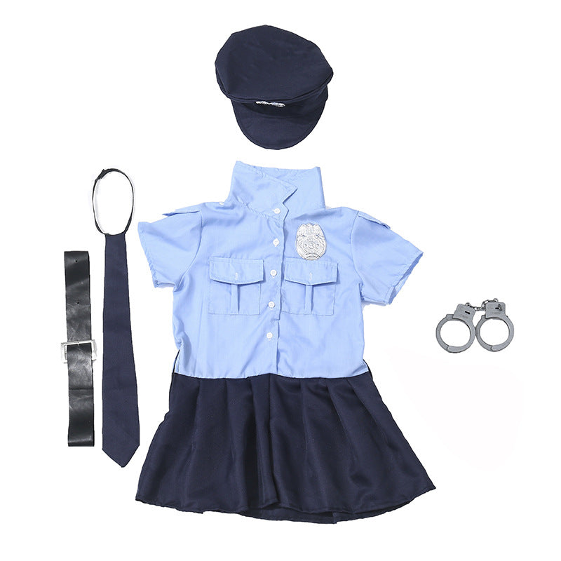 Cute Police Costume For Girls