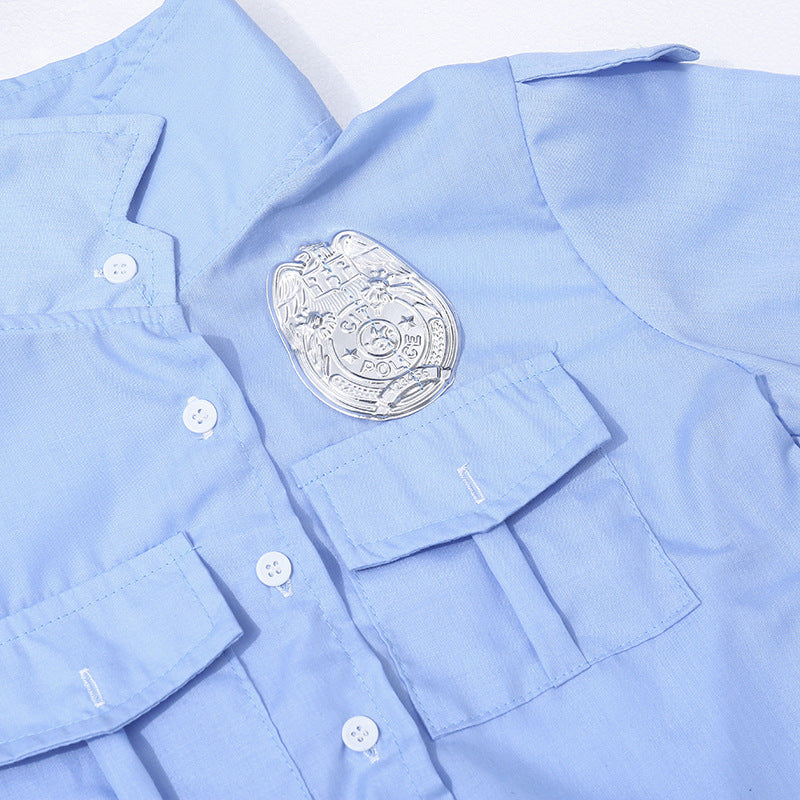 Cute Police Costume For Girls