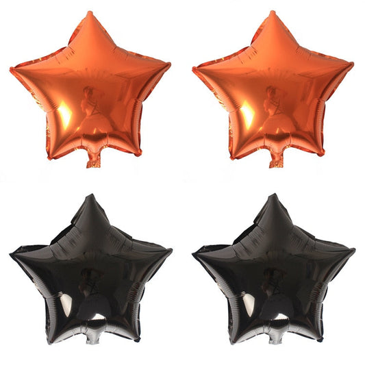 Black Stars Halloween decoration Balloons
