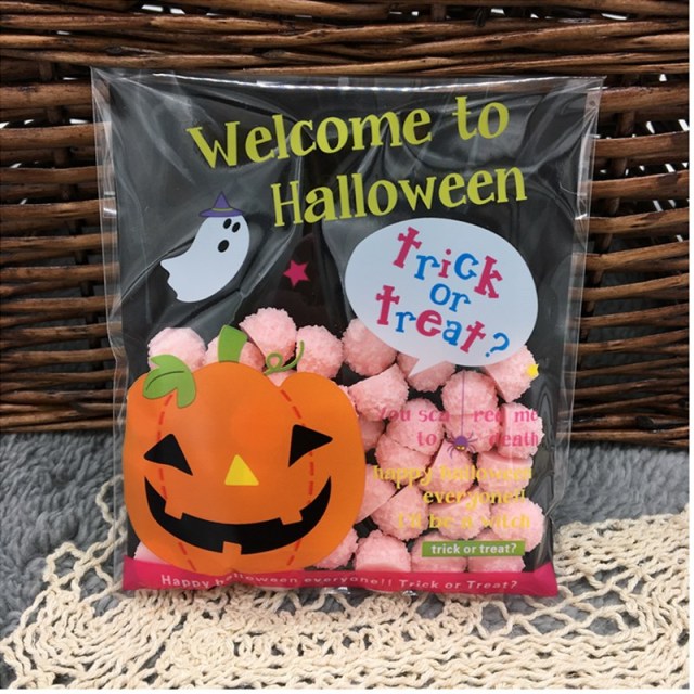 Happy Halloween Cookie Candy bread packaging bag