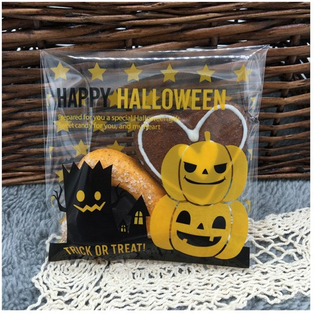 Happy Halloween Cookie Candy bread packaging bag