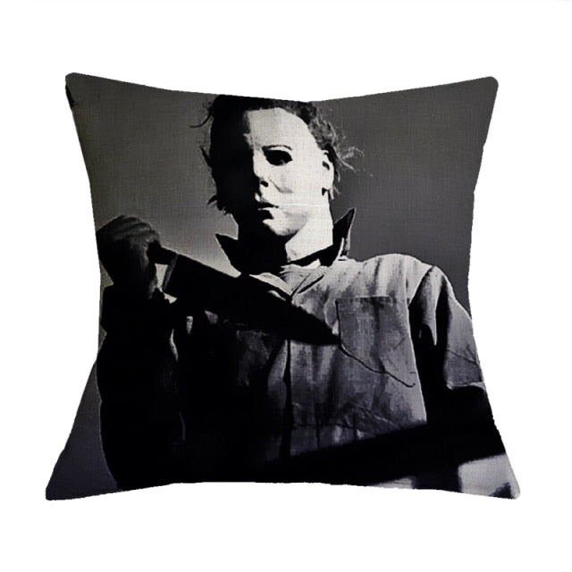 Halloween Themed Cotton Linen Pillowcase