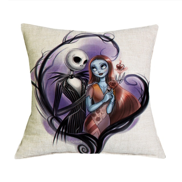 Halloween Themed Cotton Linen Pillowcase