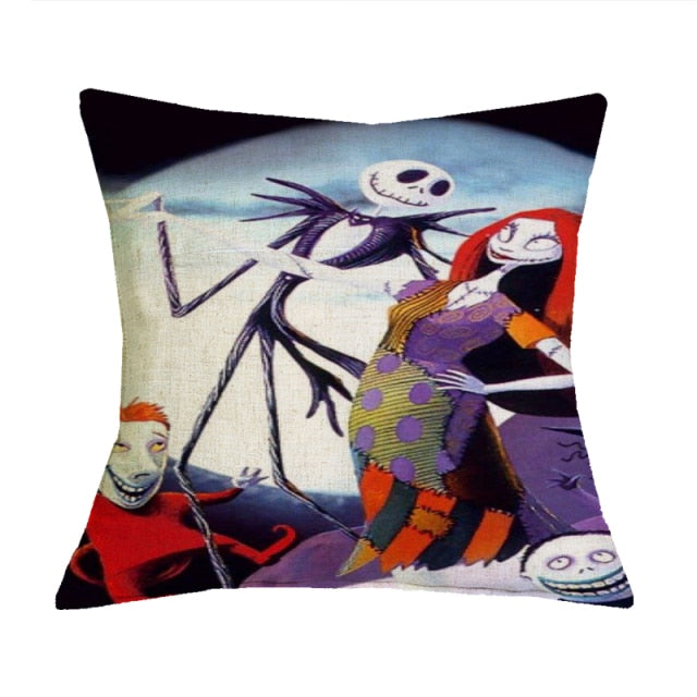Halloween Themed Cotton Linen Pillowcase