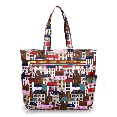 Large Capacity Floral Handbag