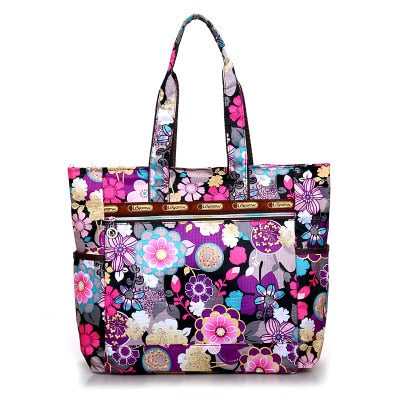 Large Capacity Floral Handbag