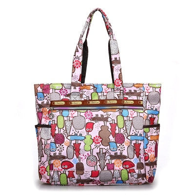 Large Capacity Floral Handbag