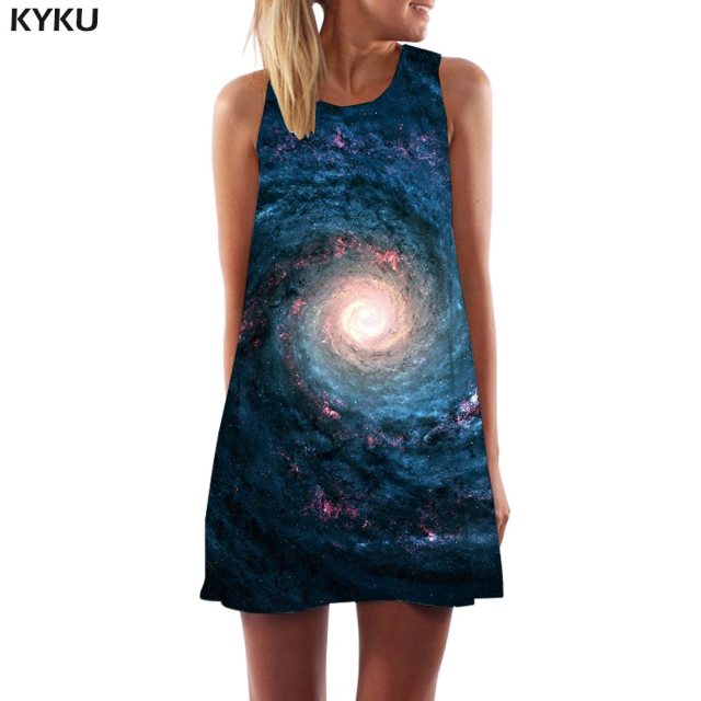 Skull Dress Women Band Party Music Metal Beach