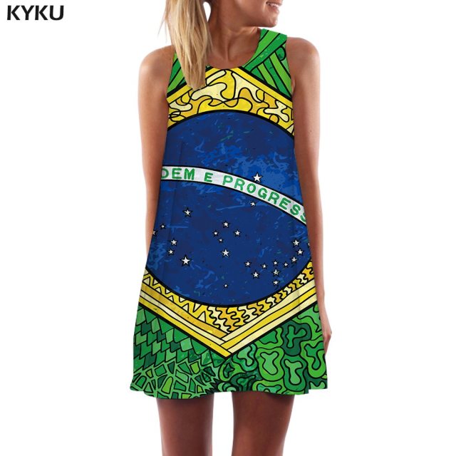 Skull Dress Women Band Party Music Metal Beach