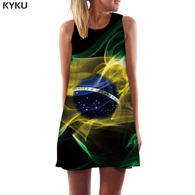 Skull Dress Women Band Party Music Metal Beach