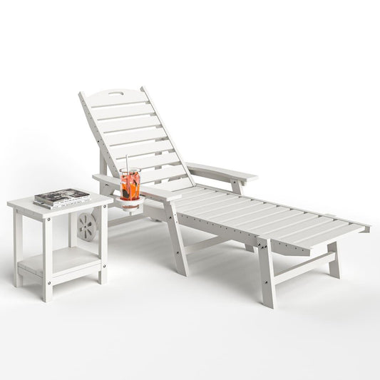 Corex HDPE Chaise Lounge Set