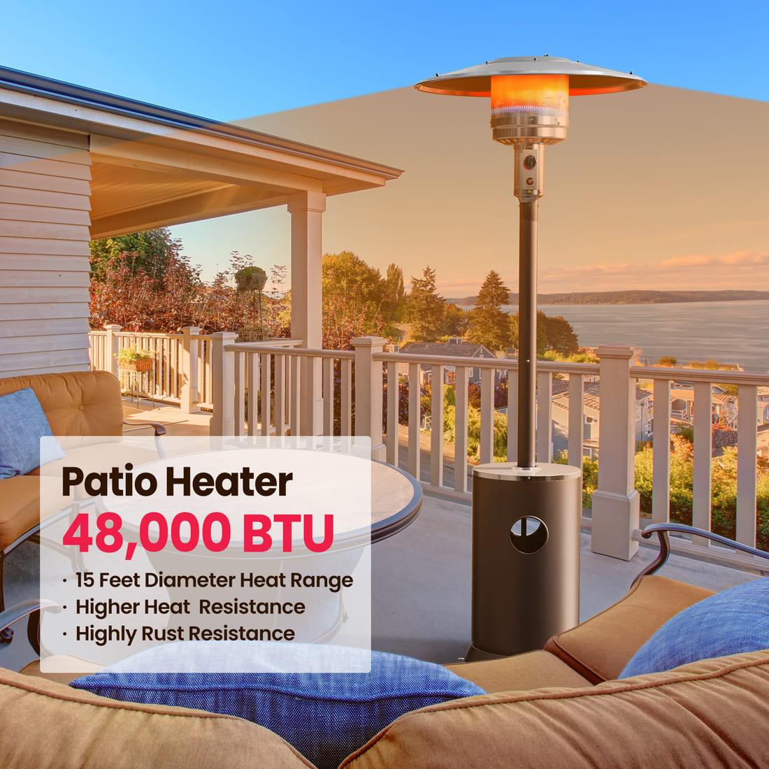 Pyra Mesa Patio Heater 48,000 BTU