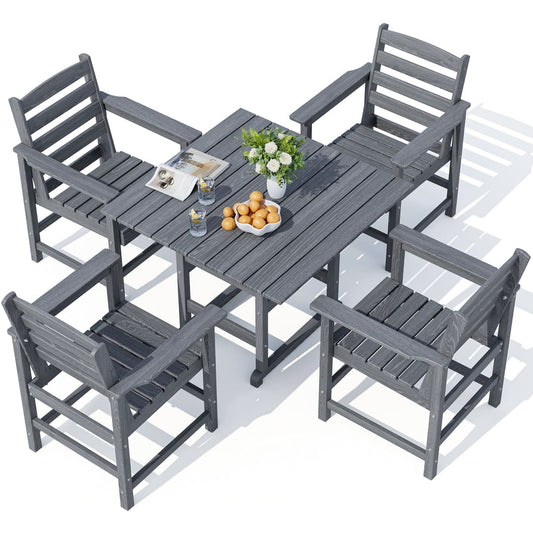 Corex HDPE Classic Dining Set,5-Piece