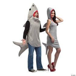 Adult Sand Shark Hoodie & Dress Couples Costume