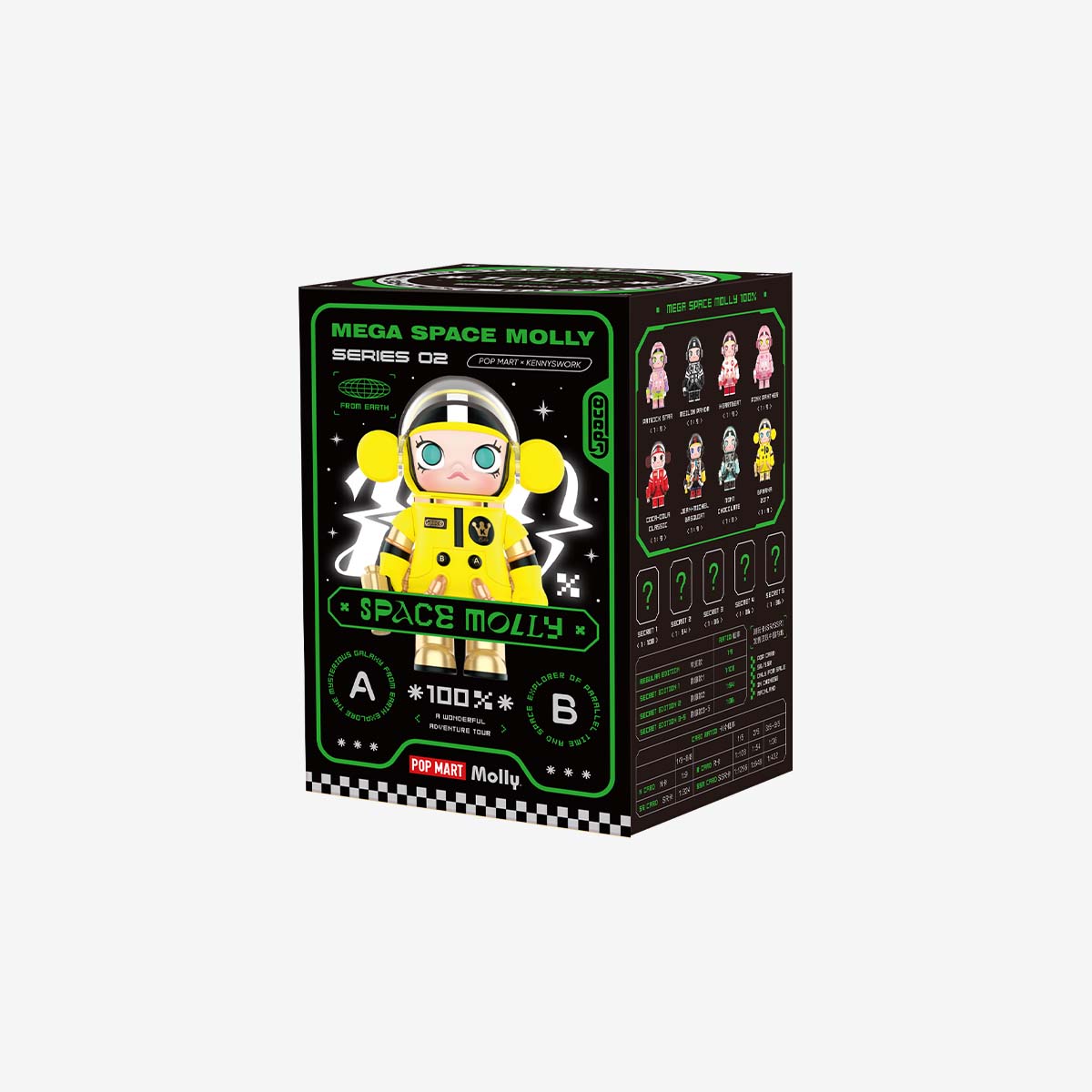 POP Mart MEGA SPACE MOLLY 100% Series 2-B (1 Blind Box)