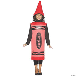 Kids Red Crayola Crayon Costume - Medium