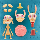 Super7 Ren & Stimpy Deluxe 6-Inch Action Figure - Select Figure(s)