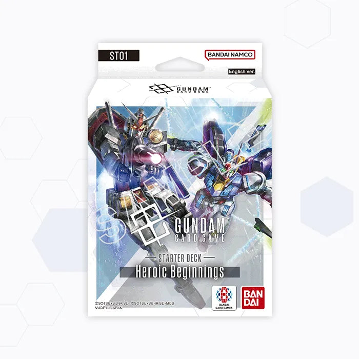 Gundam Card Game: Starter Deck 01 - Heroic Beginnings