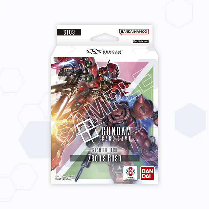 Gundam Card Game: Starter Deck 03 - Zeon's Rush