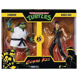 Teenage Mutant Ninja Turtles X Cobra Kai - Leonardo Vs. Miguel Diaz 2-Pack Action Figures