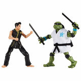 Teenage Mutant Ninja Turtles X Cobra Kai - Leonardo Vs. Miguel Diaz 2-Pack Action Figures
