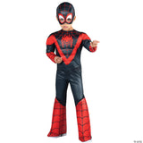 Toddler Spider-Man: Into the Spider-Verse Miles Morales Costume-3T-4T