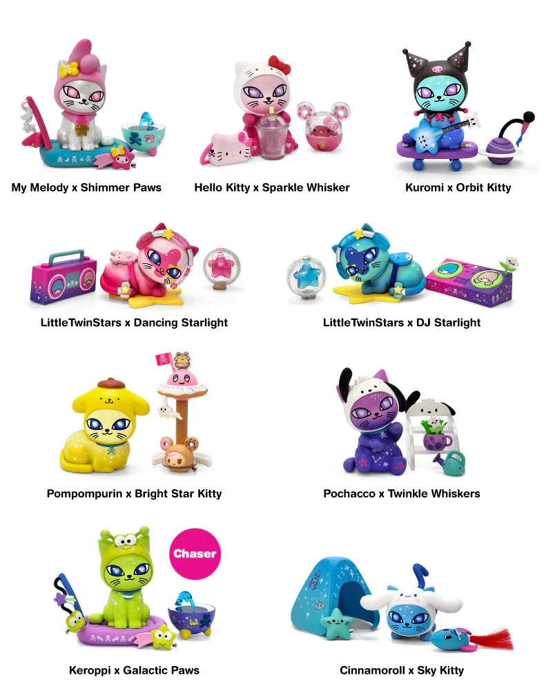 tokidoki x Hello Kitty and Friends Galactic Cats Blind Box (1 Blind Box)