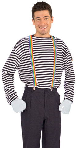 Rainbow Suspenders Costume Accessory