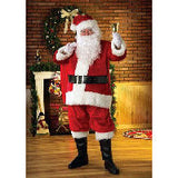Adults Deluxe Crimson Regency Santa Claus Suit Costume - XL