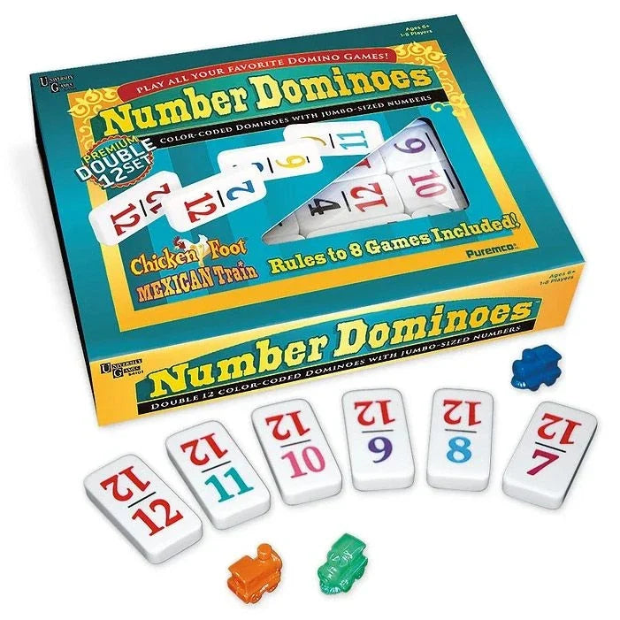 Numbered Dominoes - Double 12