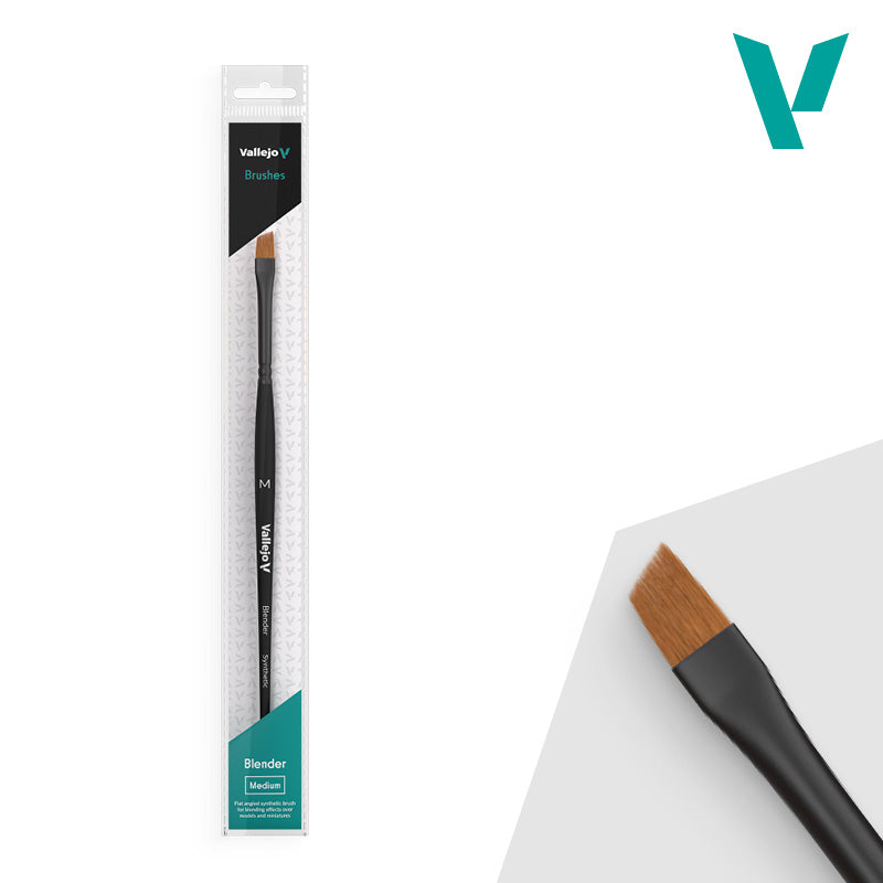 Vallejo Hobby Brushes: Blender - Synthetic - Medium