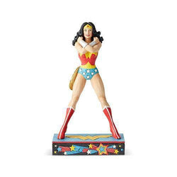 Enesco Wonder Woman Silver Age Figurine - "Amazonian Princess"- DC Comics by Jim Shore