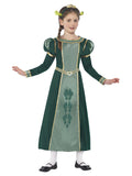 Girls Princess Fiona Costume