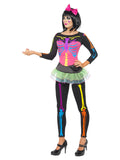 Women's Neon Skeleton Costume