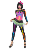 Women's Neon Skeleton Costume