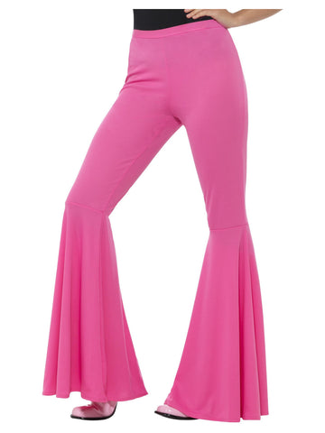 Pink Flared Trousers, Ladies